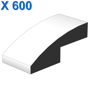 PLATE W. BOW 1X2X2/3 X 600