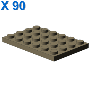 PLATE 4X6 X 90