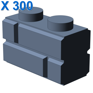 Profile brick 1x2 single gro. X 300