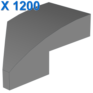 Wedge 2 x 1 with Stud Notch Right X 1200