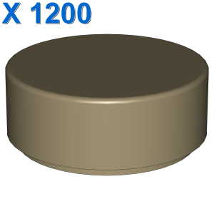 FLAT TILE 1X1, ROUND X 1200