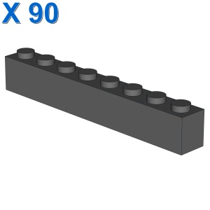 BRICK 1X8 X 90