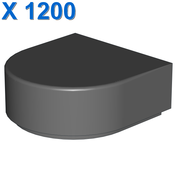 FLAT TILE 1x1 ½ CIRCLE X 1200