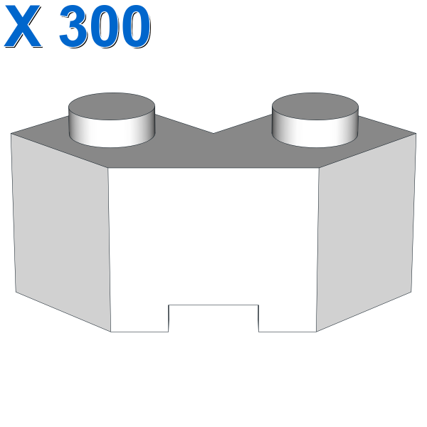 Brick 2x2 w. angle 45 degrees X 300