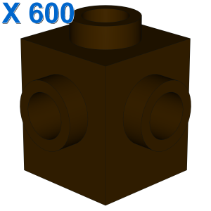 BRICK 1X1 W. 4 KNOBS X 600
