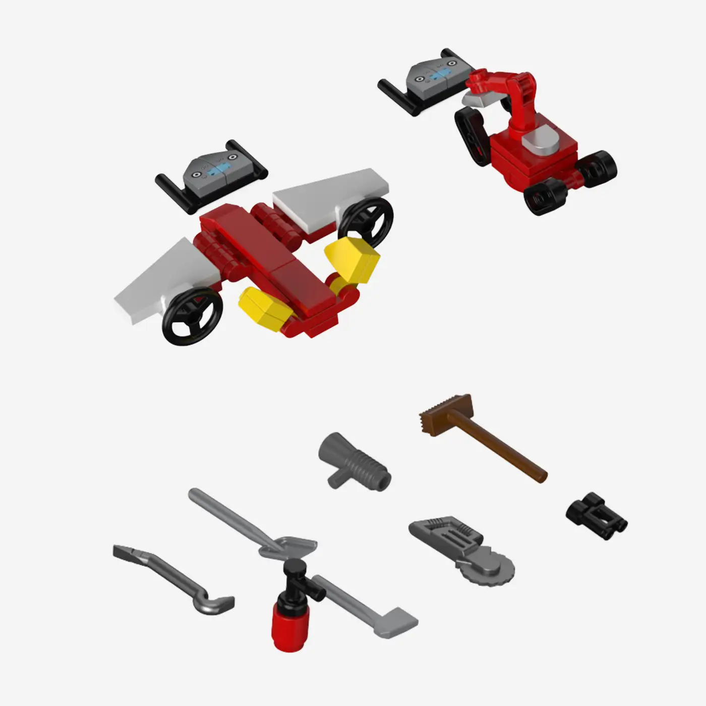 Fire Fighter Minifigures: Drone Support