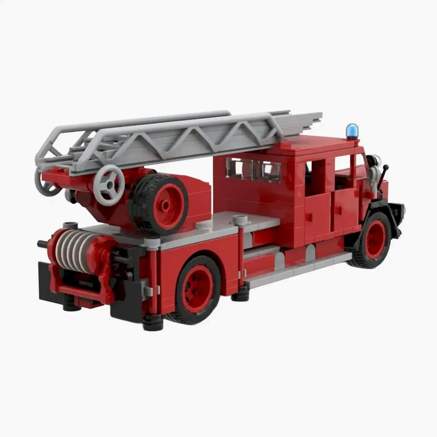 Klassischer Feuerwehr Leiterwagen