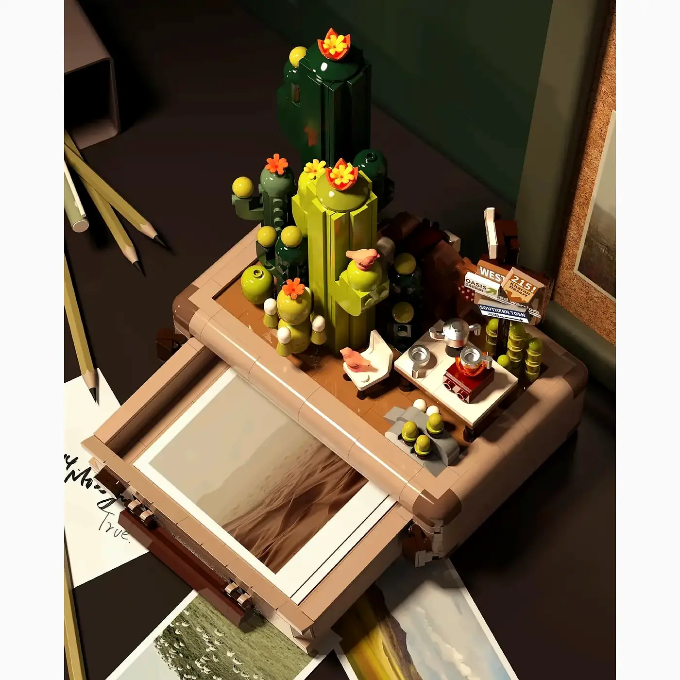 Travel memory: traverse the desert (mini blocks) 