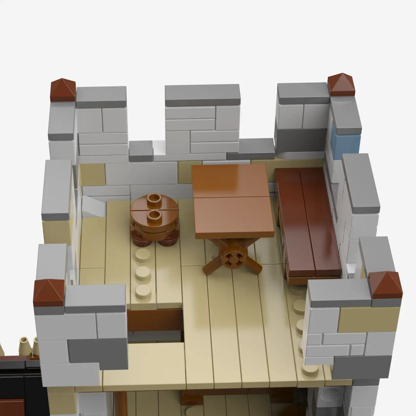 Burg Blaustein: Bergfried-Erweiterung