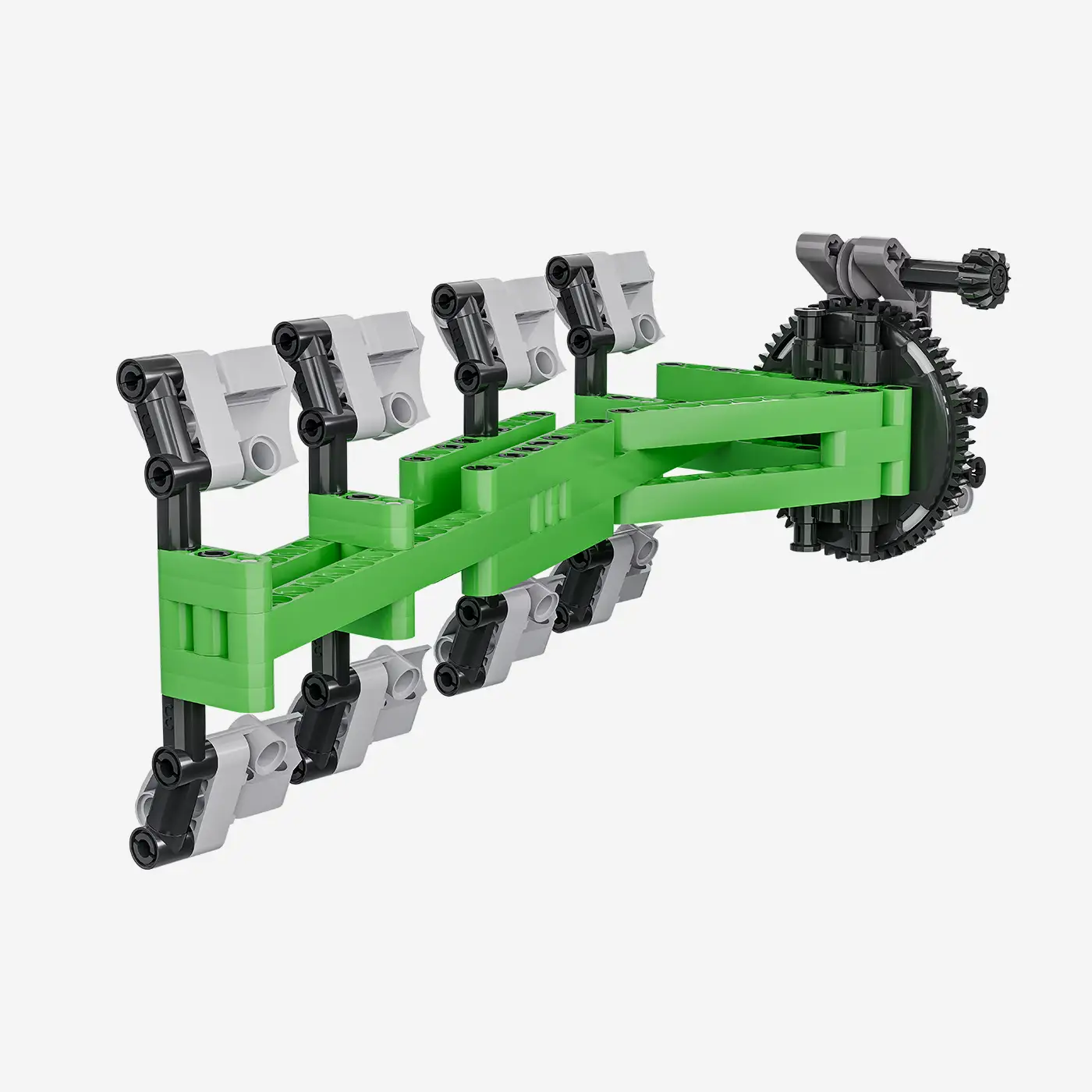 Moderner Traktor 1:18 - Pflug