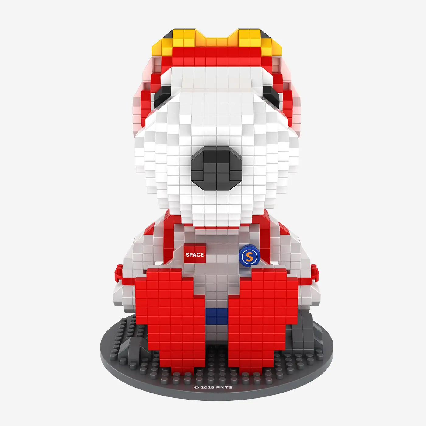 Astronaut Snoopy sitting (diamond blocks)