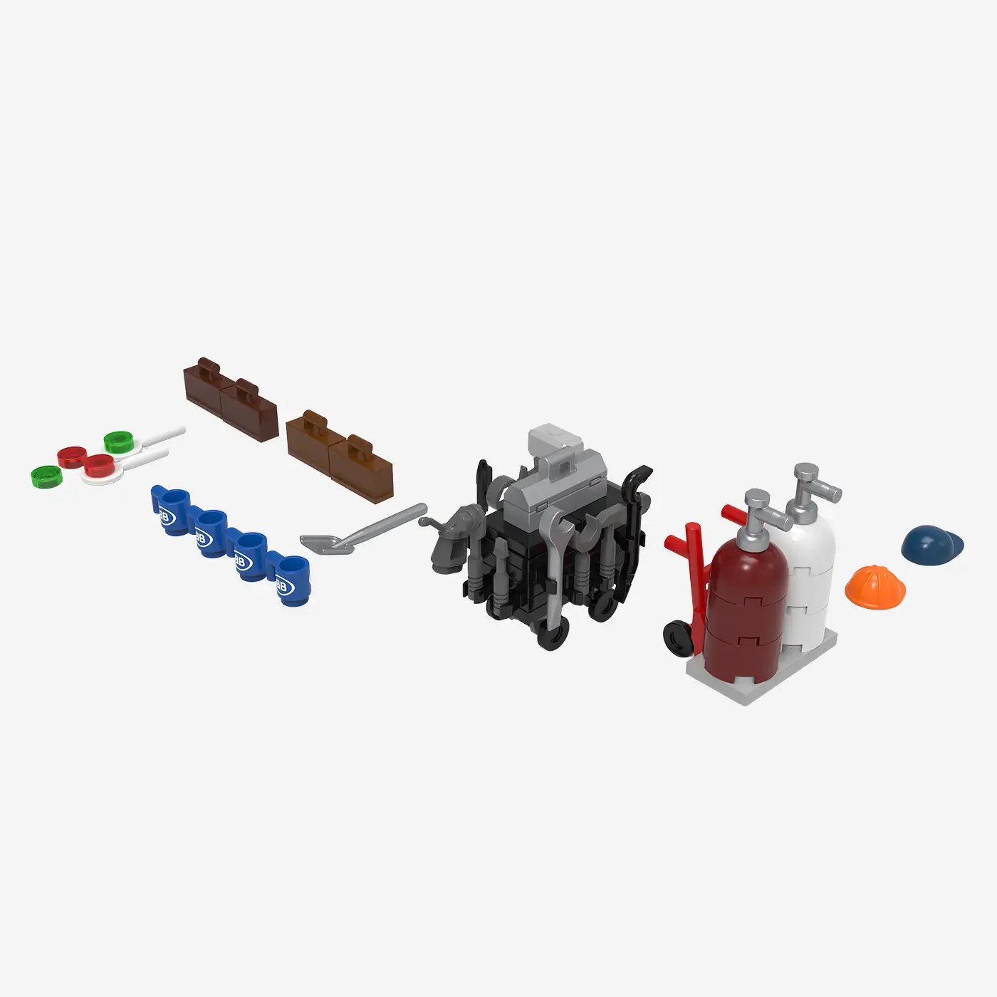Minifigure - German Bundesbahn Employes