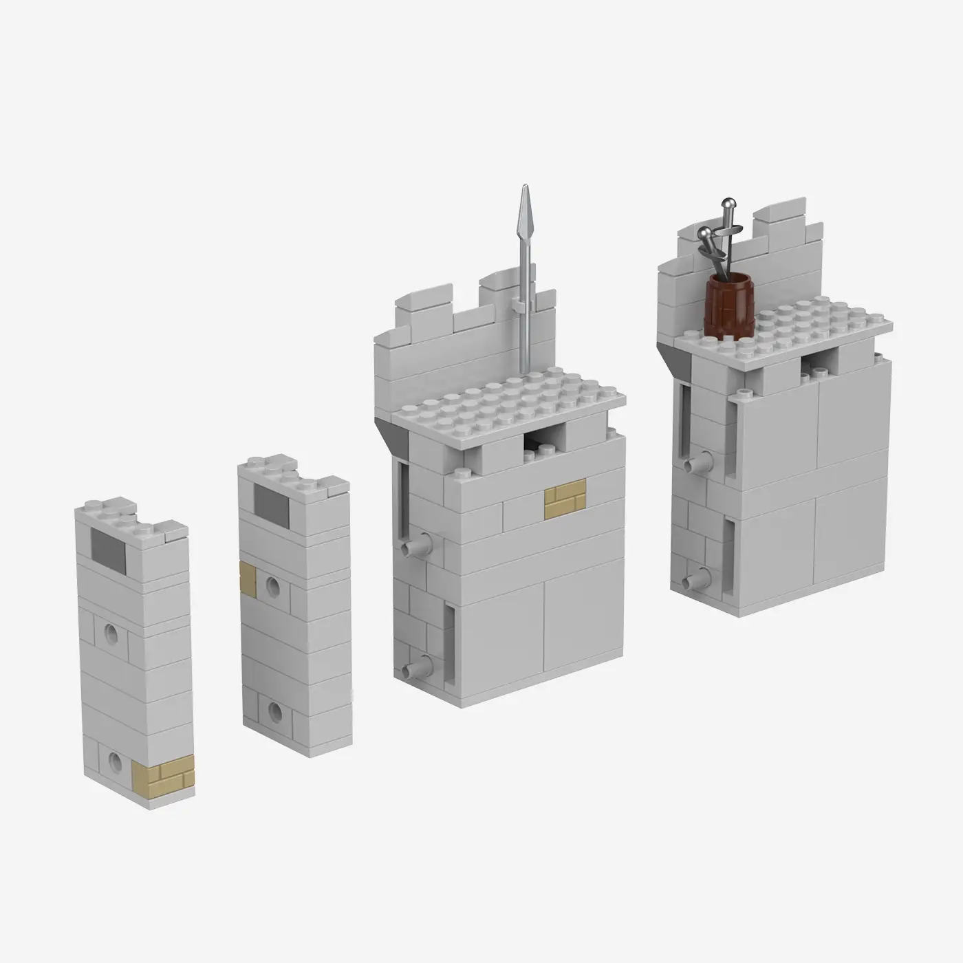 Bear Rock Castle: Wall Expansion - Special elements