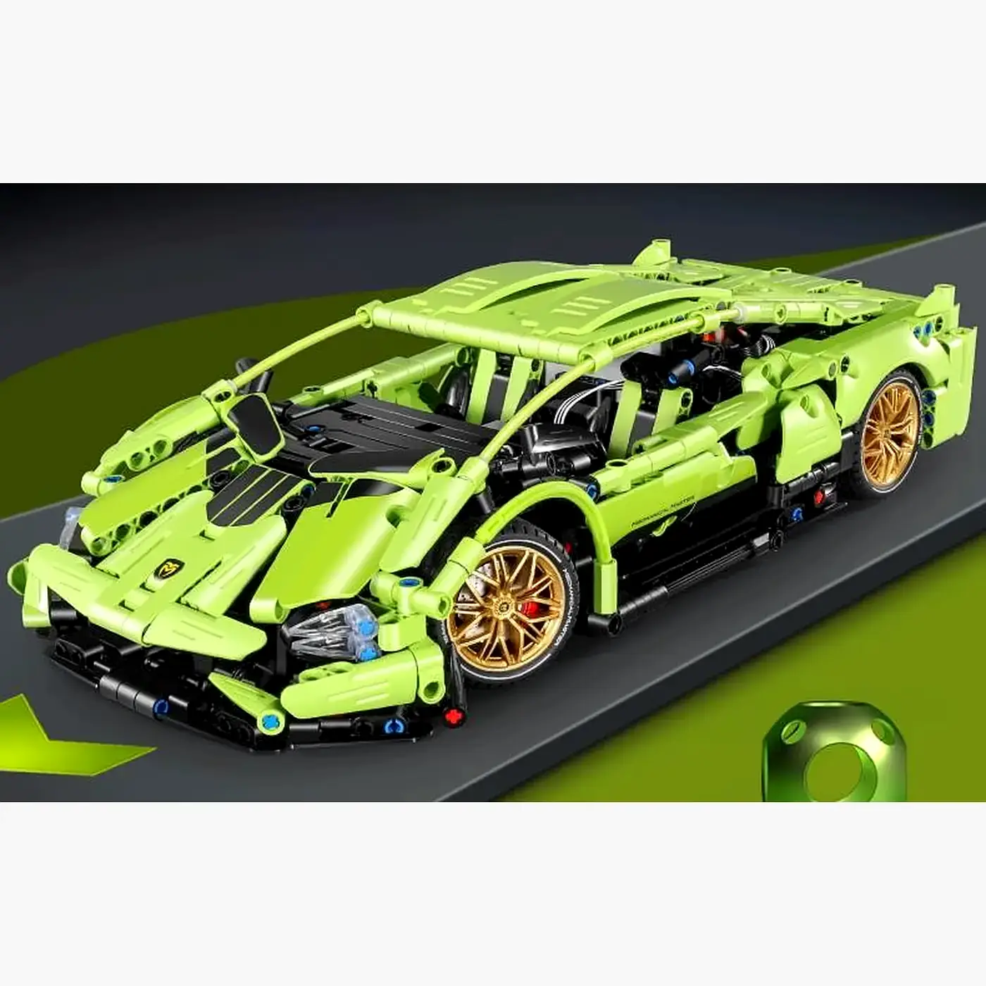 Green supercar Green supercar