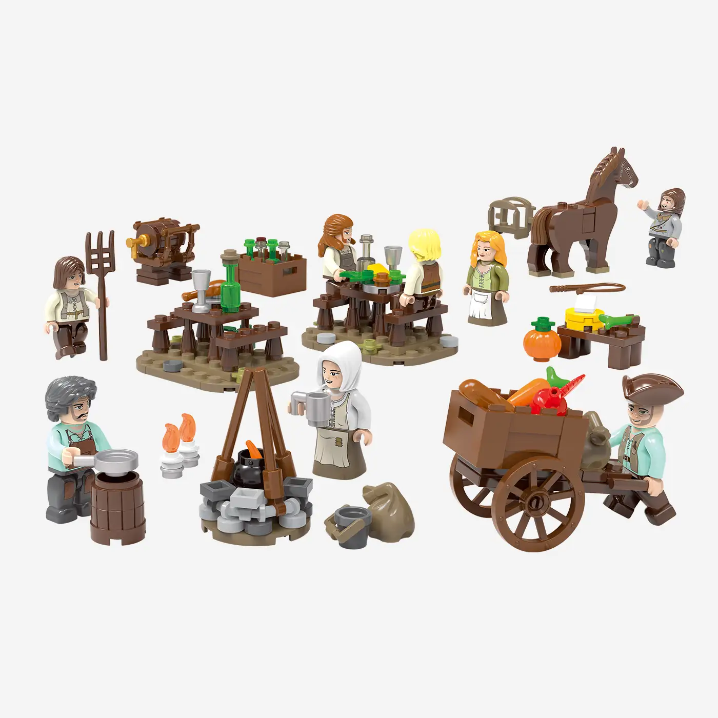 Minifigurenpaket Bärenfels – Zivilisten