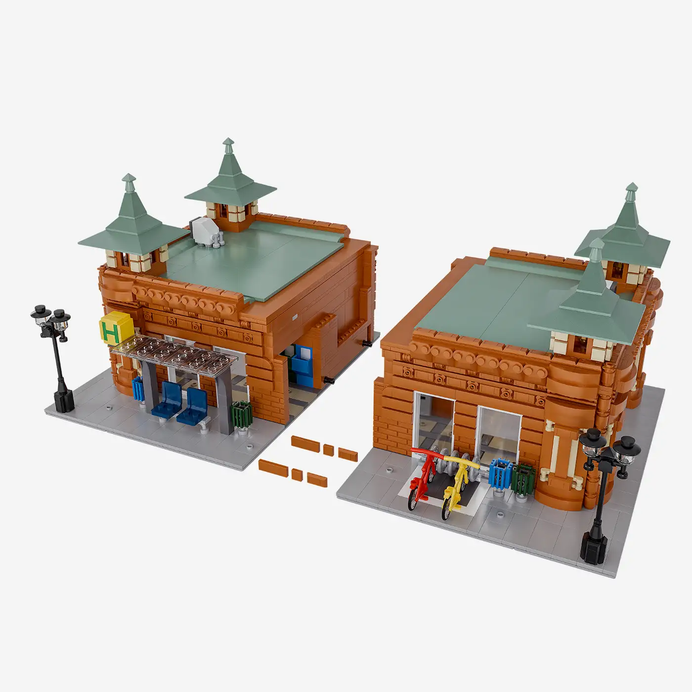 Studgart Hbf: Endgebäude (2 in 1)