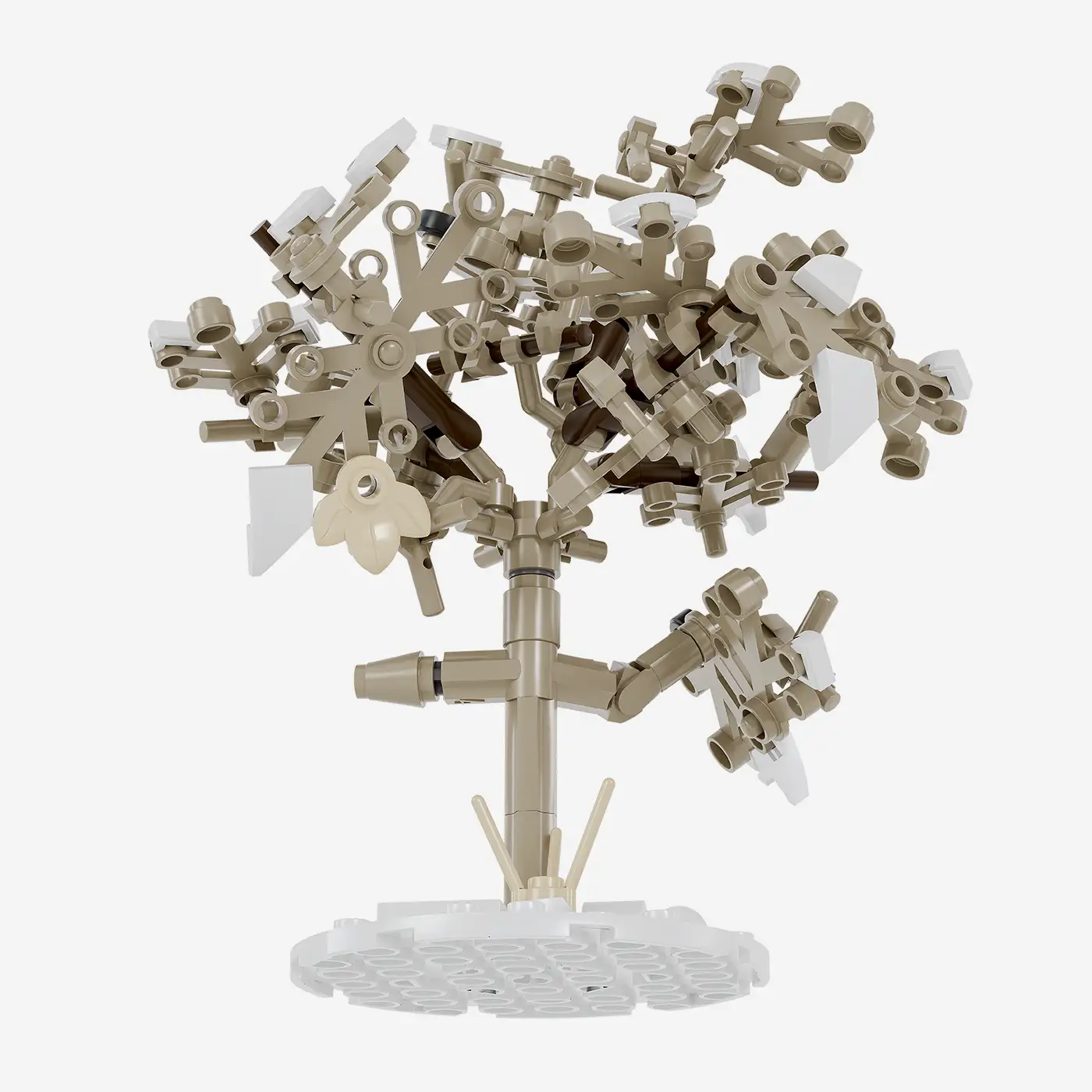 Pflaumenbäume im Winter, 3er-Set