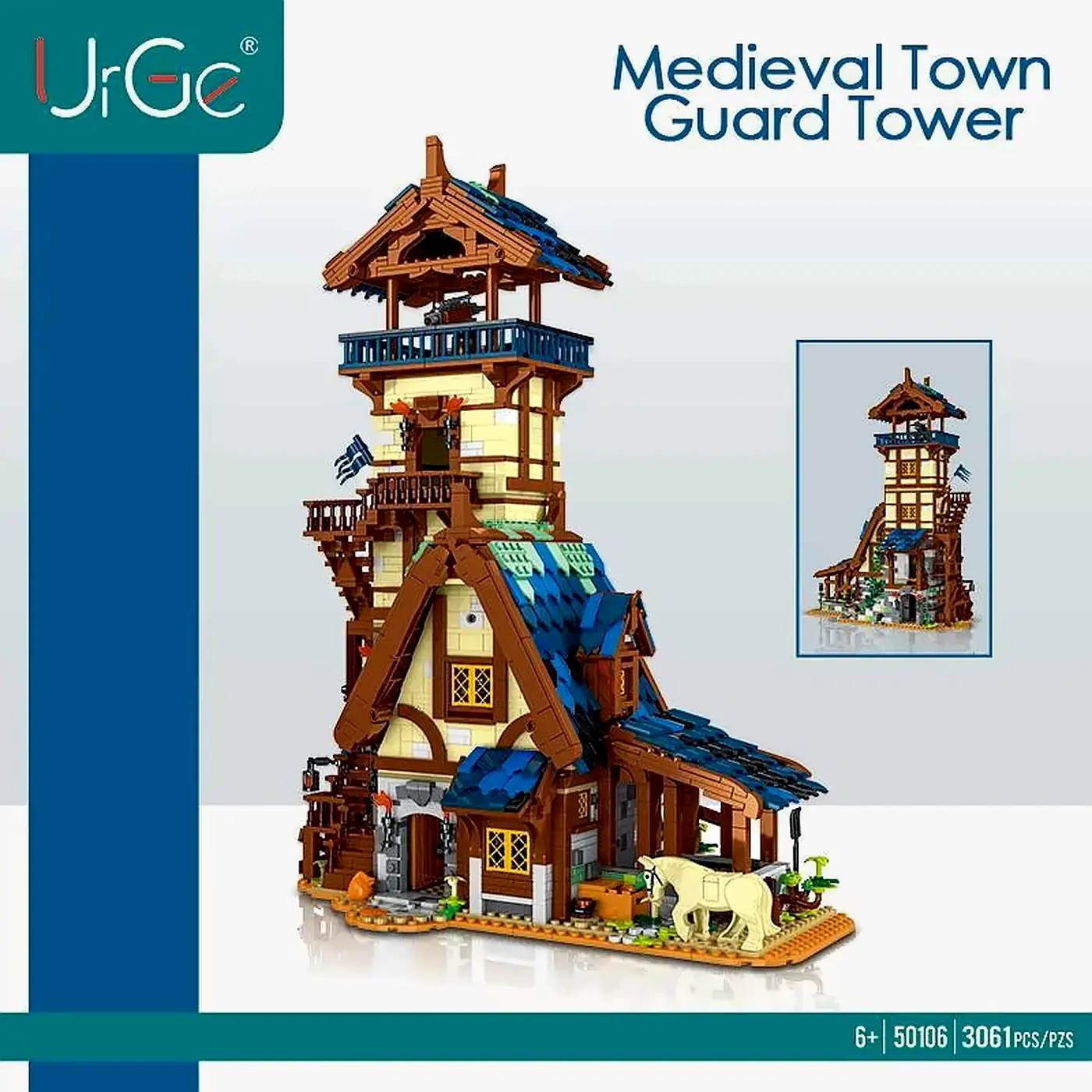 Mittelalterliche Stadt - Wachturm