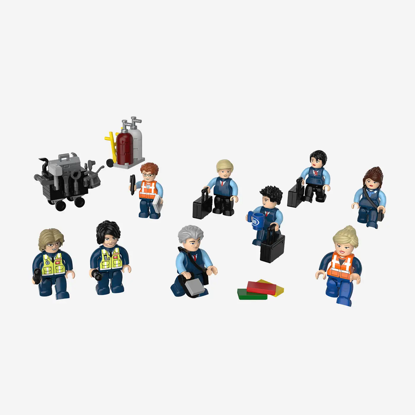 Minifigur - Bahn Personal heute