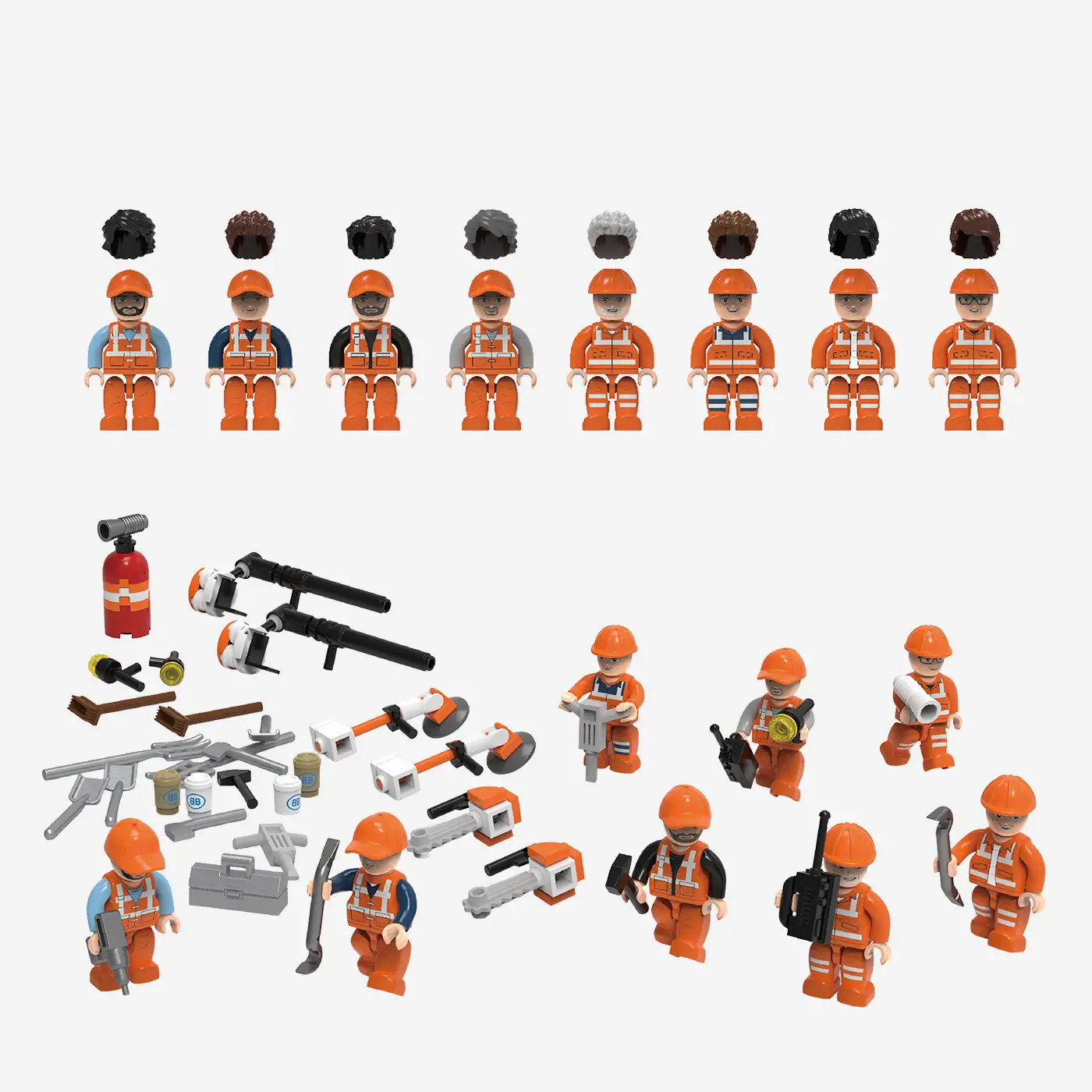 Minifigure - Track Worker