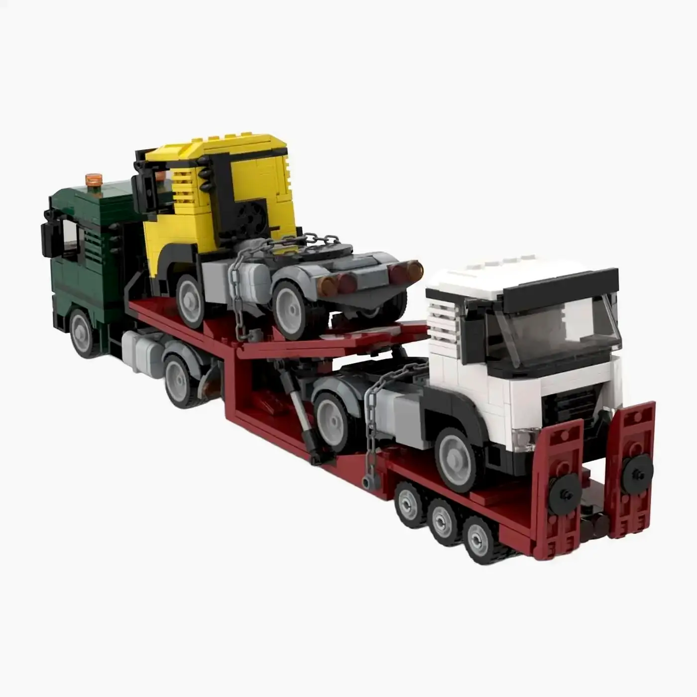 Lkw mit zwei Zugmaschinen