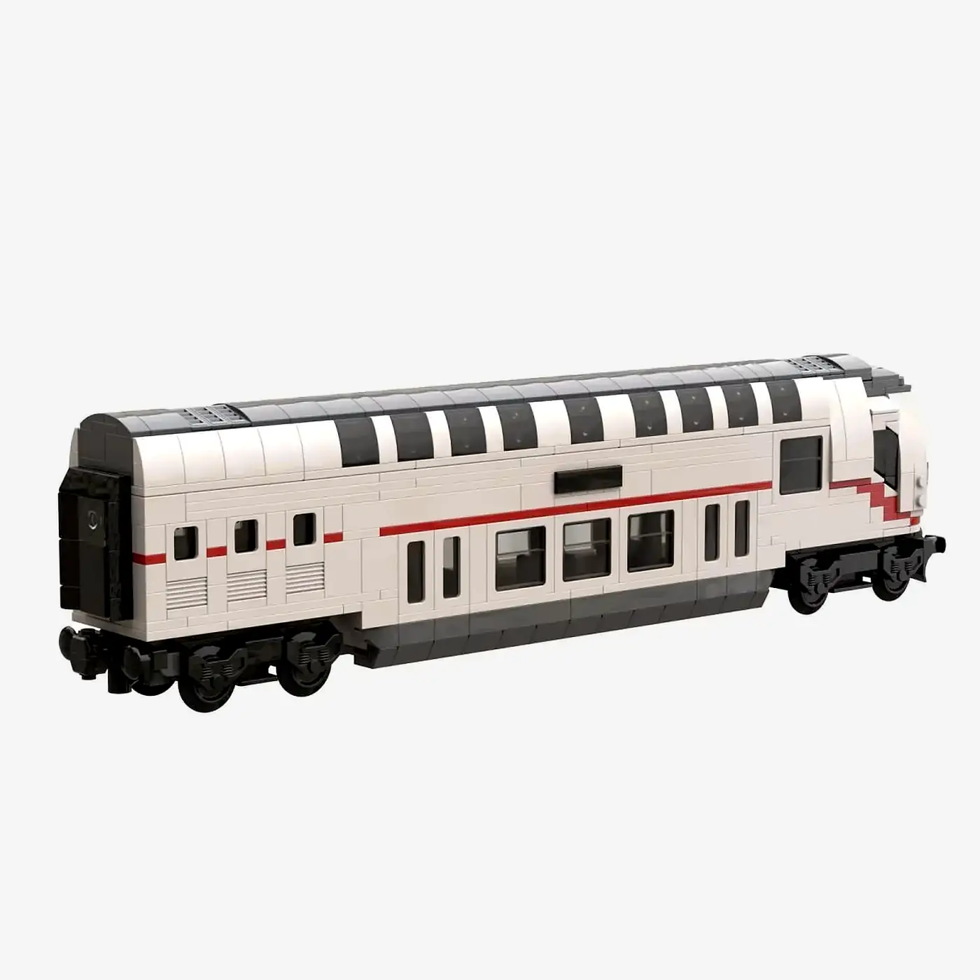 Steuerwagen weiß rot