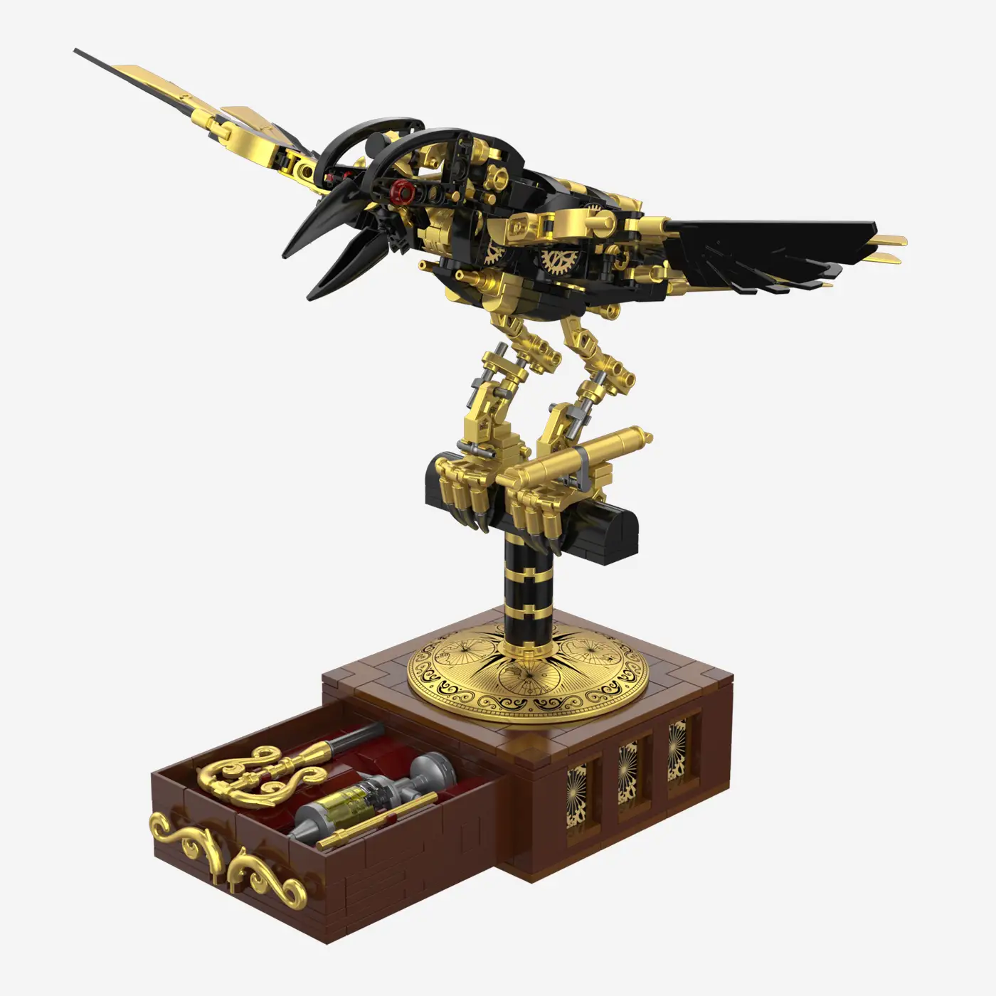 Steampunk Mech-Elster