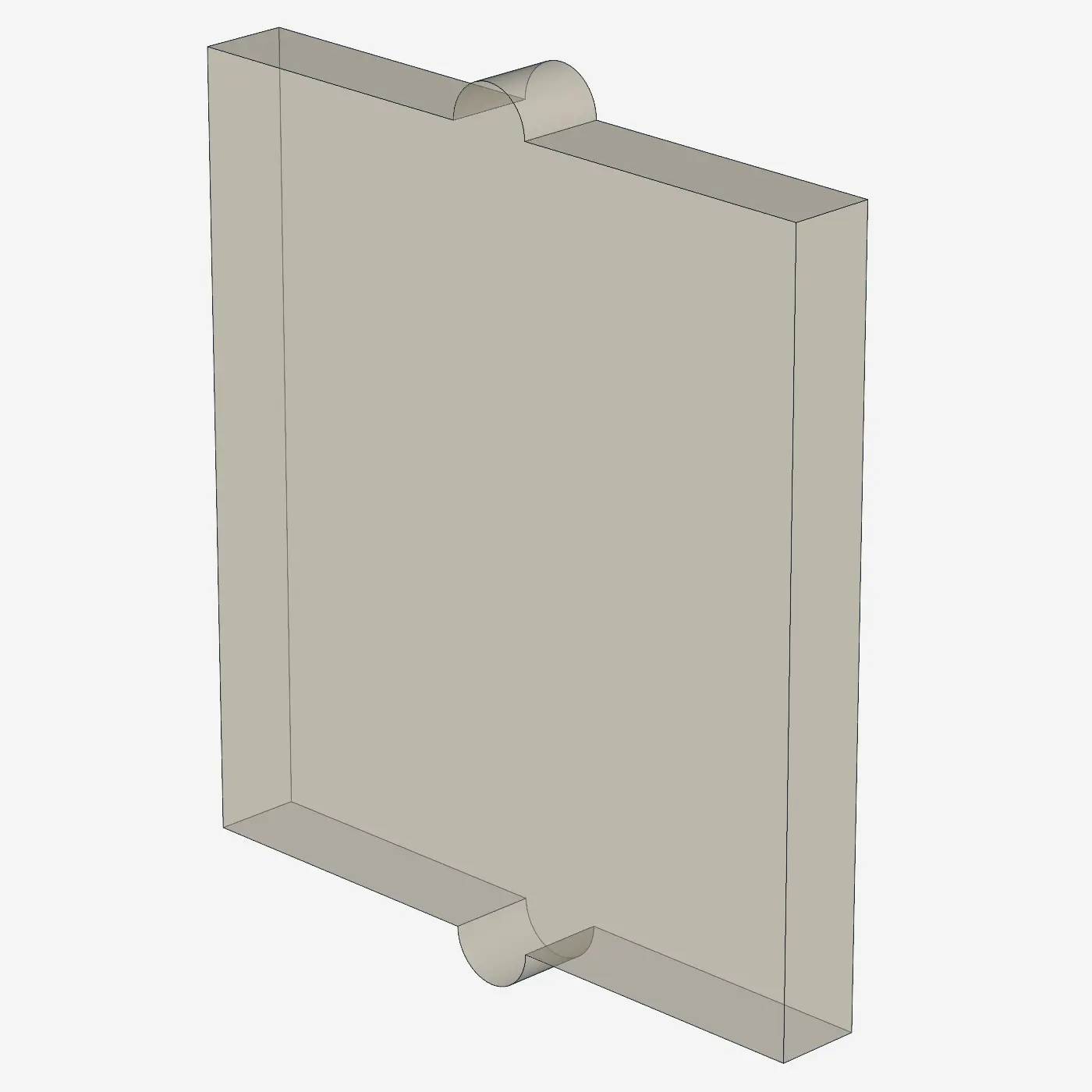 GLASS FOR FRAME 1X2X2 X 100