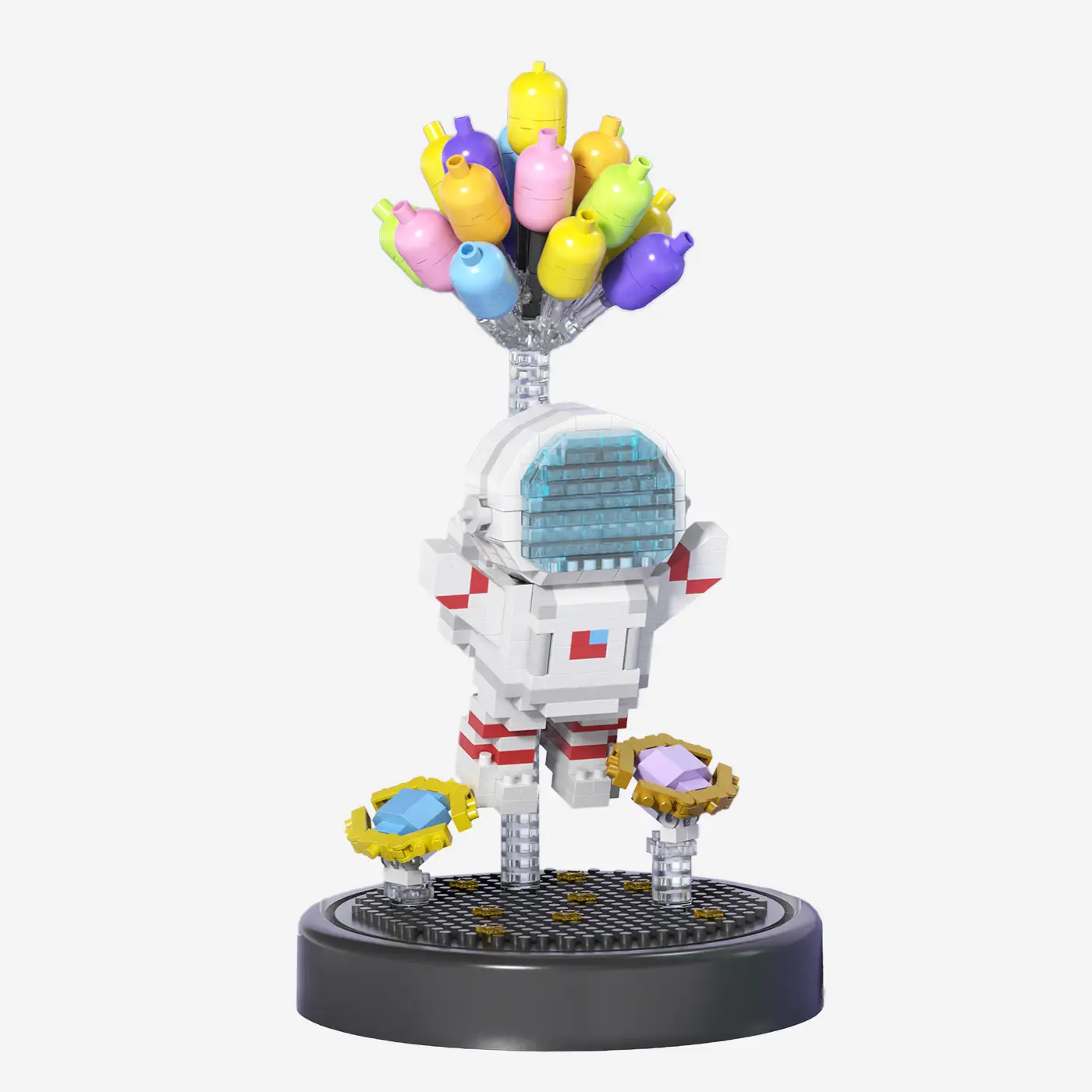 Astronaut in dome (diamond blocks) 