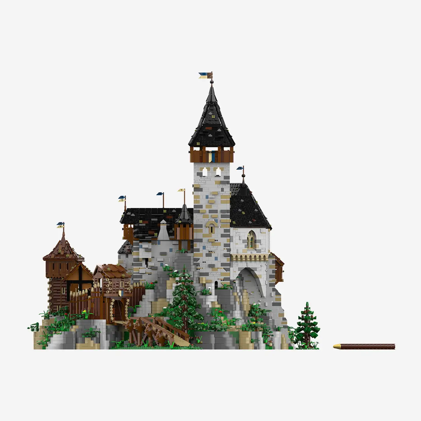 Burg Blaustein: Hurde- Erweiterung