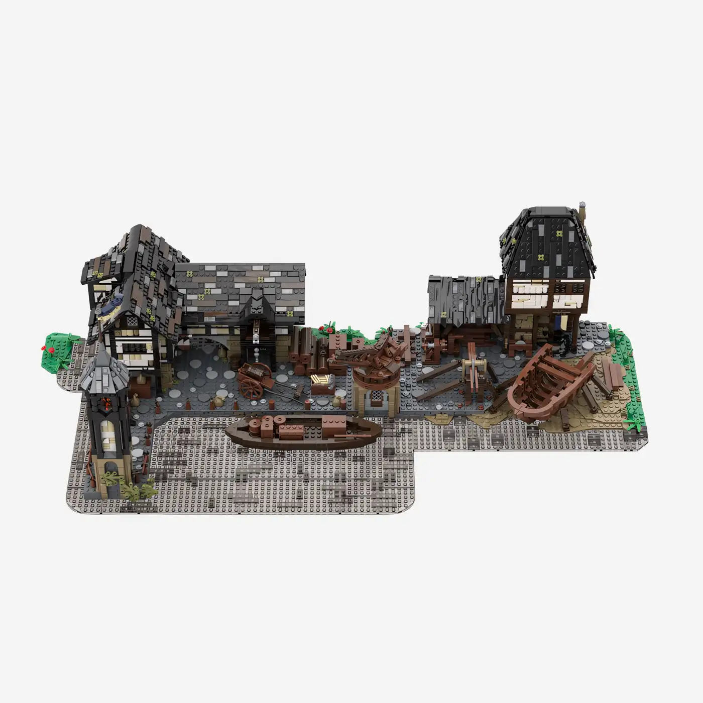 Mittelalterlicher Schiffsbauplatz