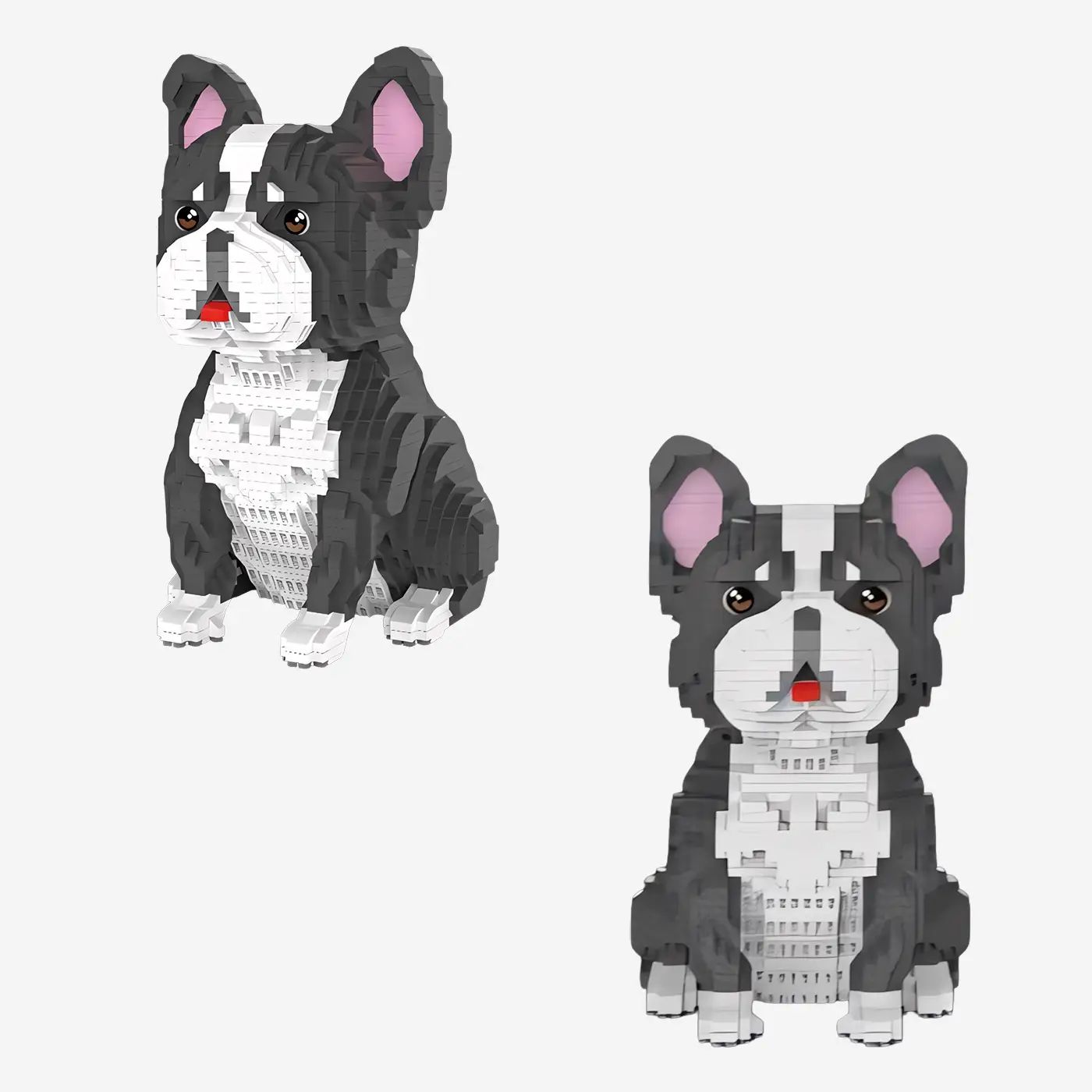 French bulldog (diamond blocks)