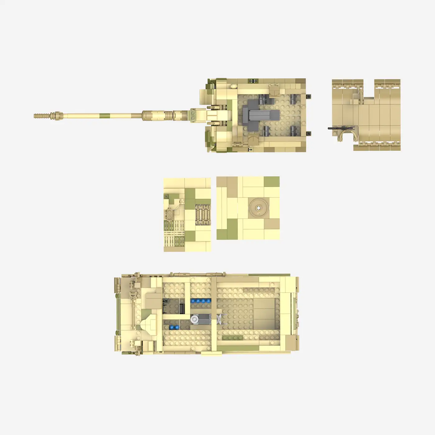 Panzerhaubitze 2000 desert camouflage