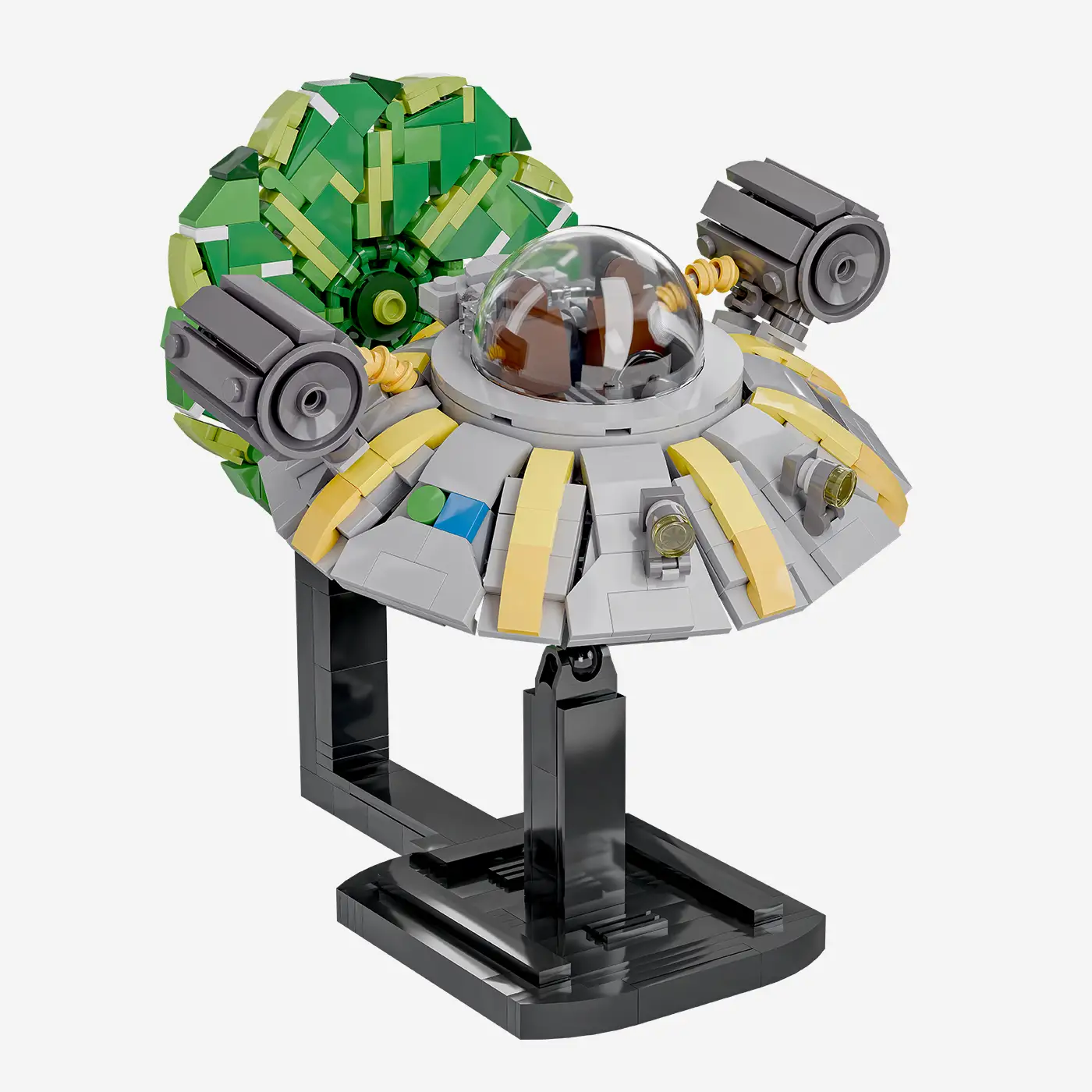 Raumschiff des exzentrischen Wissenschaftlers