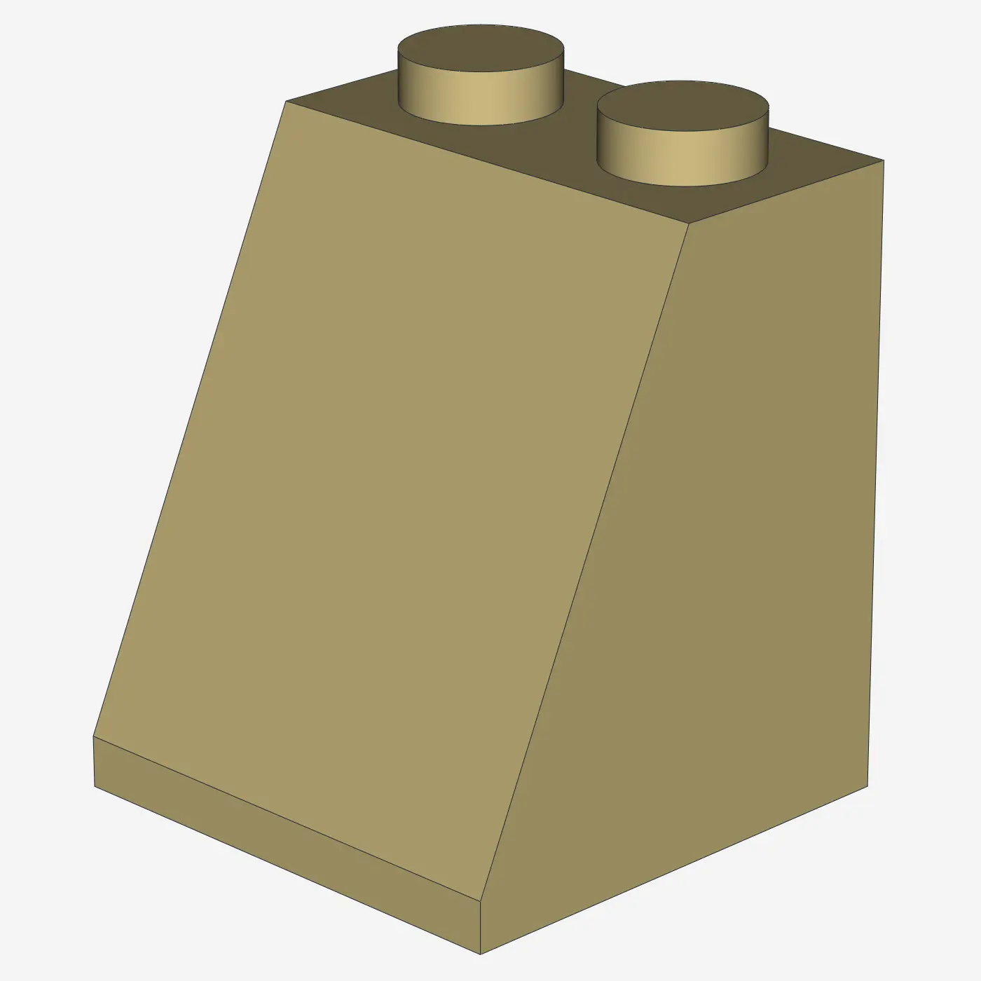 ROOF TILE 2X2X2/65 DEG. X 25