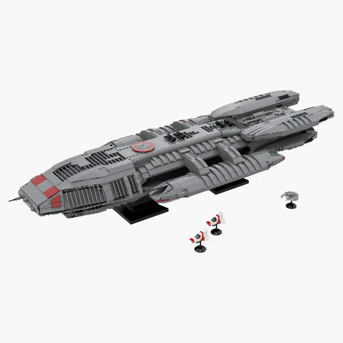 Large futuristic mothership