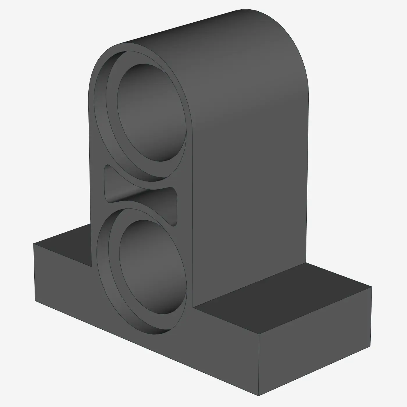T-BEAM W. PLATE 1X2 W. TUBE X 100
