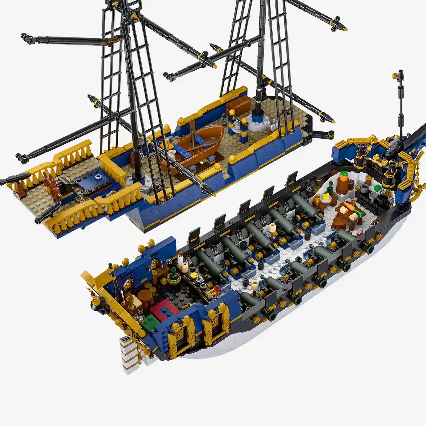 Admiral ホワイトブルー セット Buy Governors Island: Admiralty frigate online | BlueBrixx