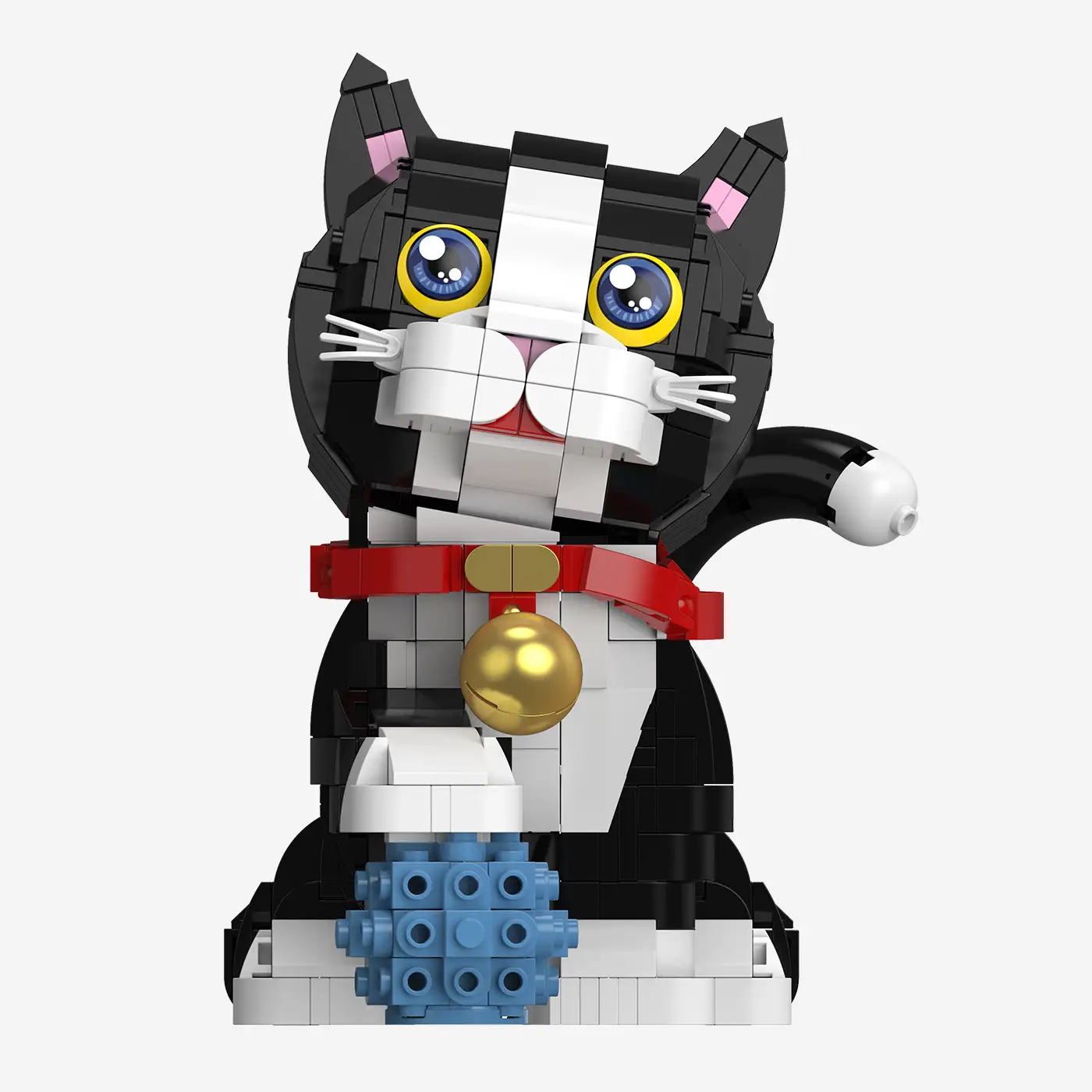 Kleine schwarze Katze