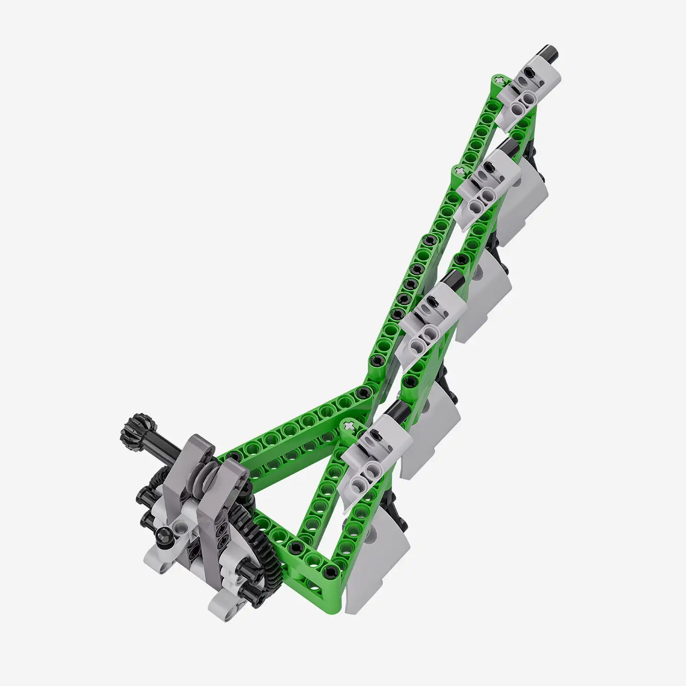 Moderner Traktor 1:18 - Pflug