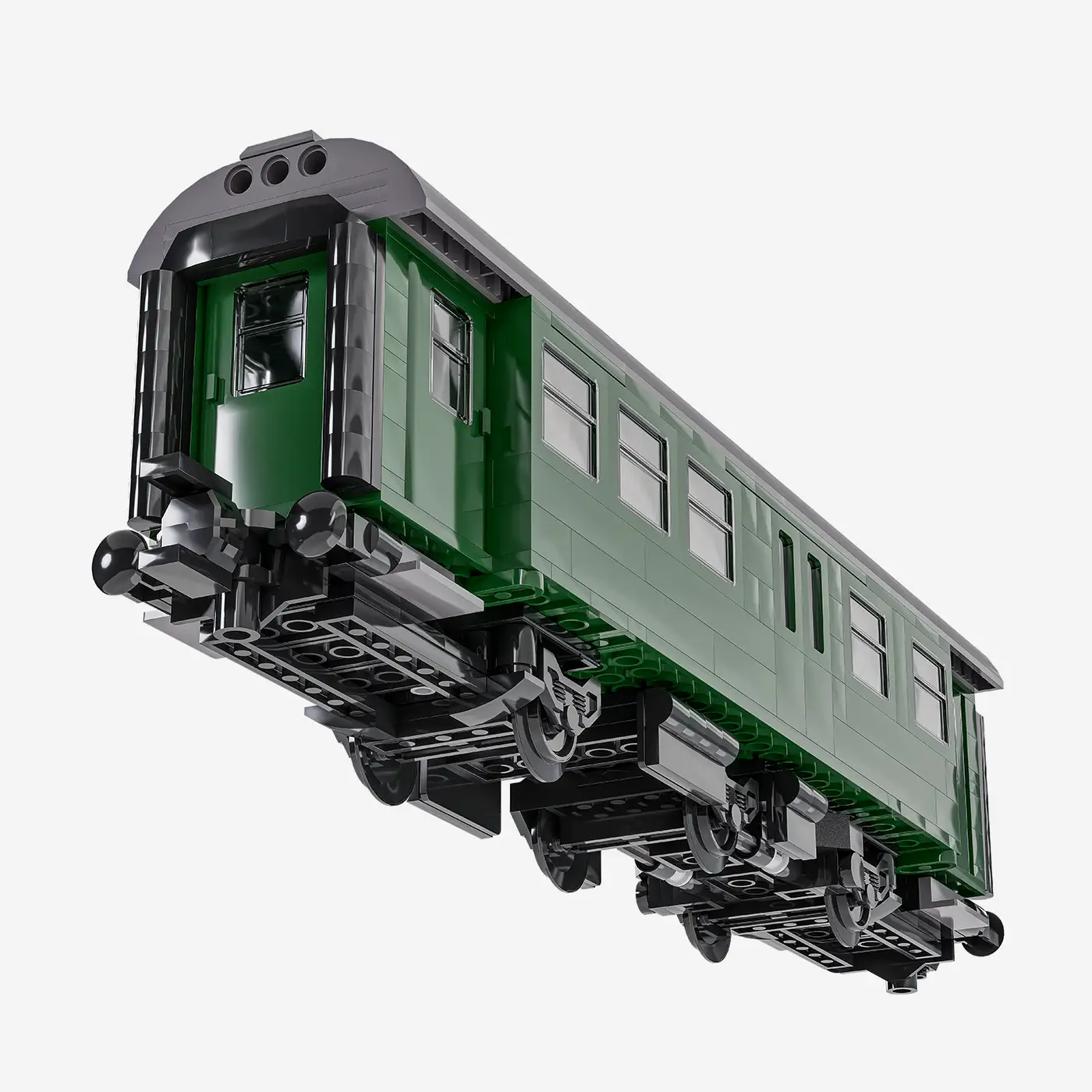 Umbauwagen 2te Klasse und Gepäckabteil (8w)