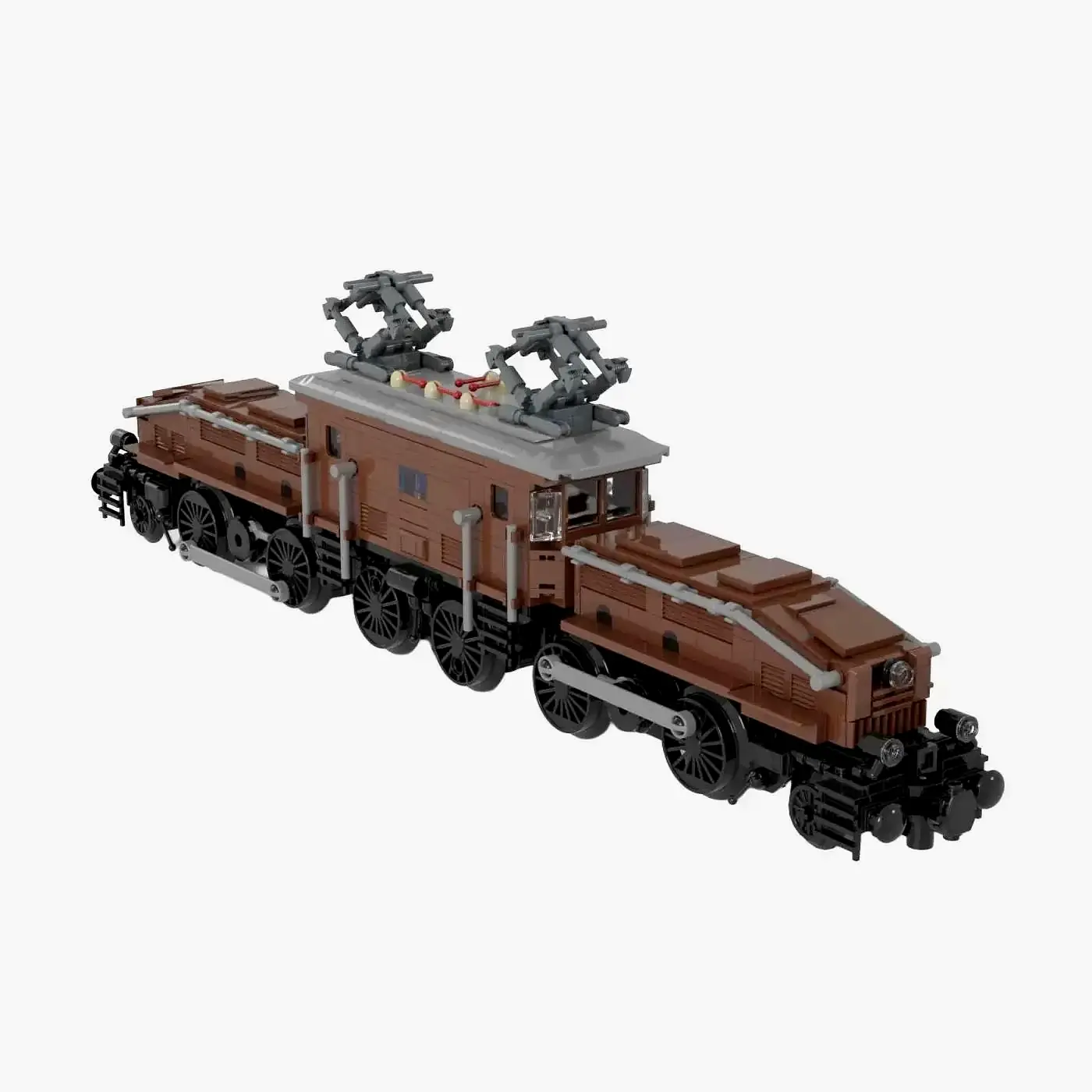 Legendäre Lokomotive: Krokodil in braun
