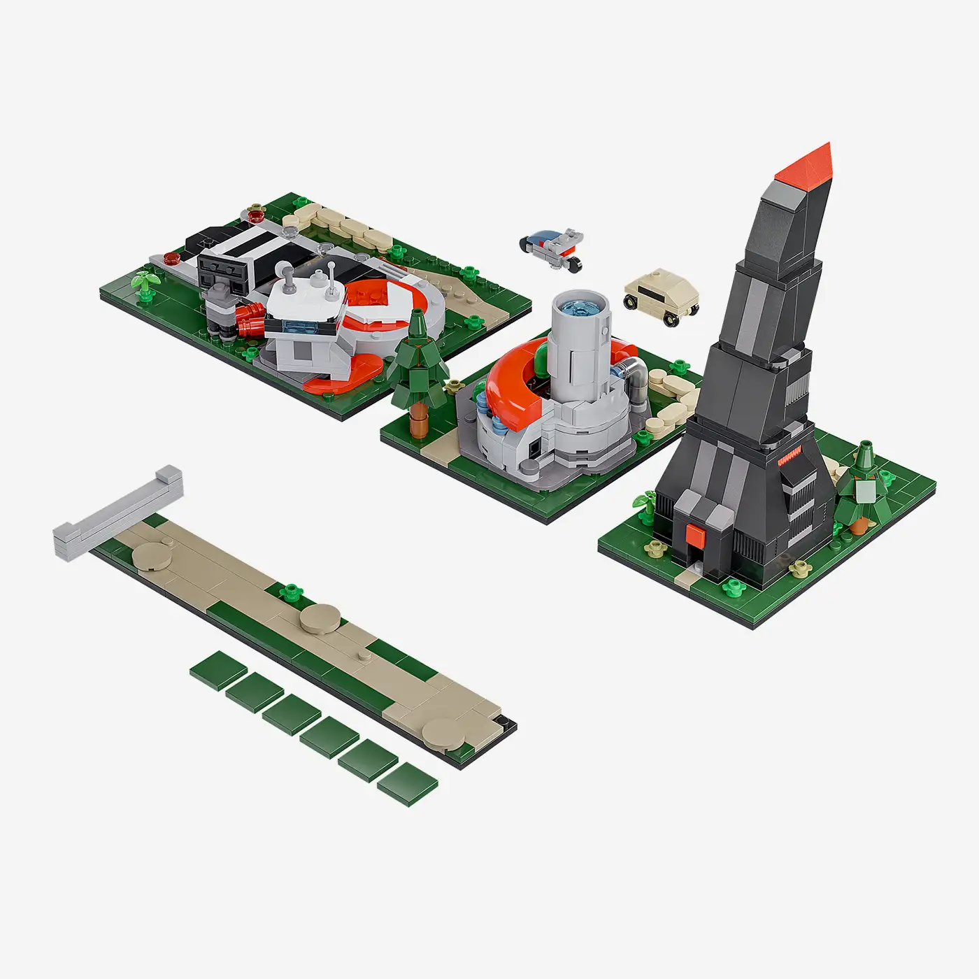Crystal Conflict: Powerplant + Airport + Obelisk