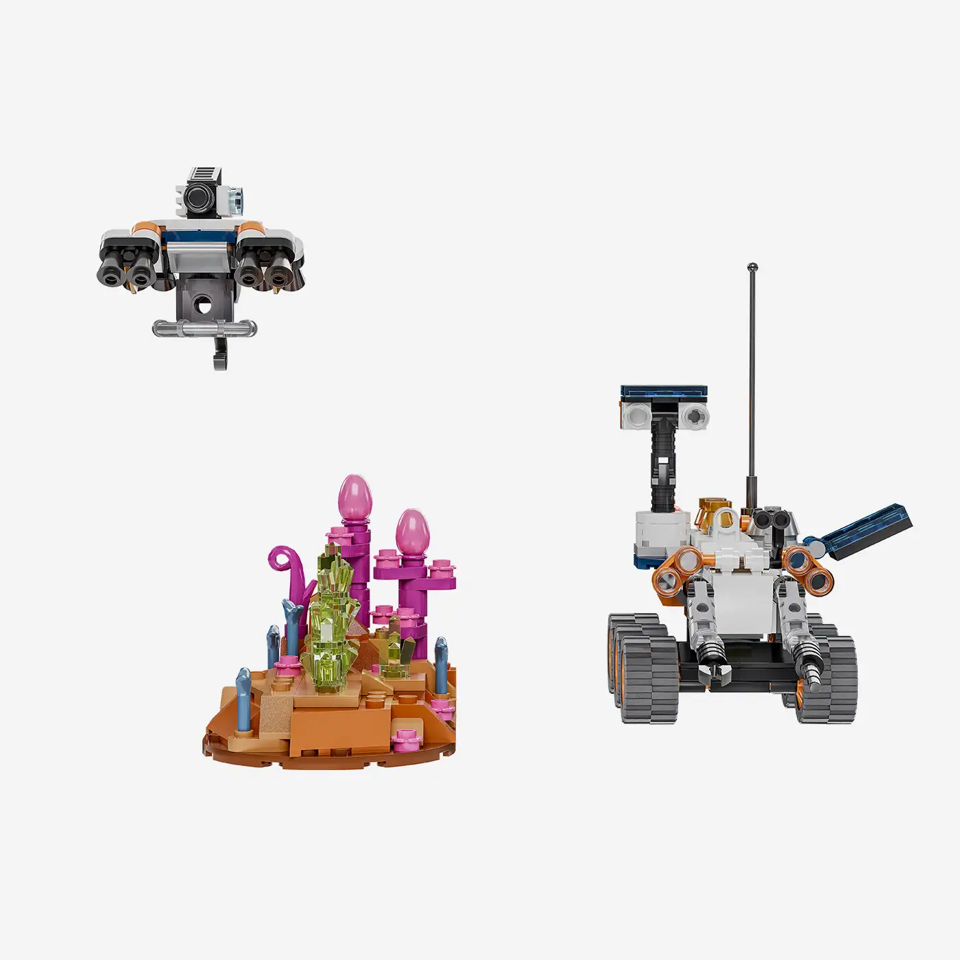 Space Pioneers: Sample Collector with Skycrane