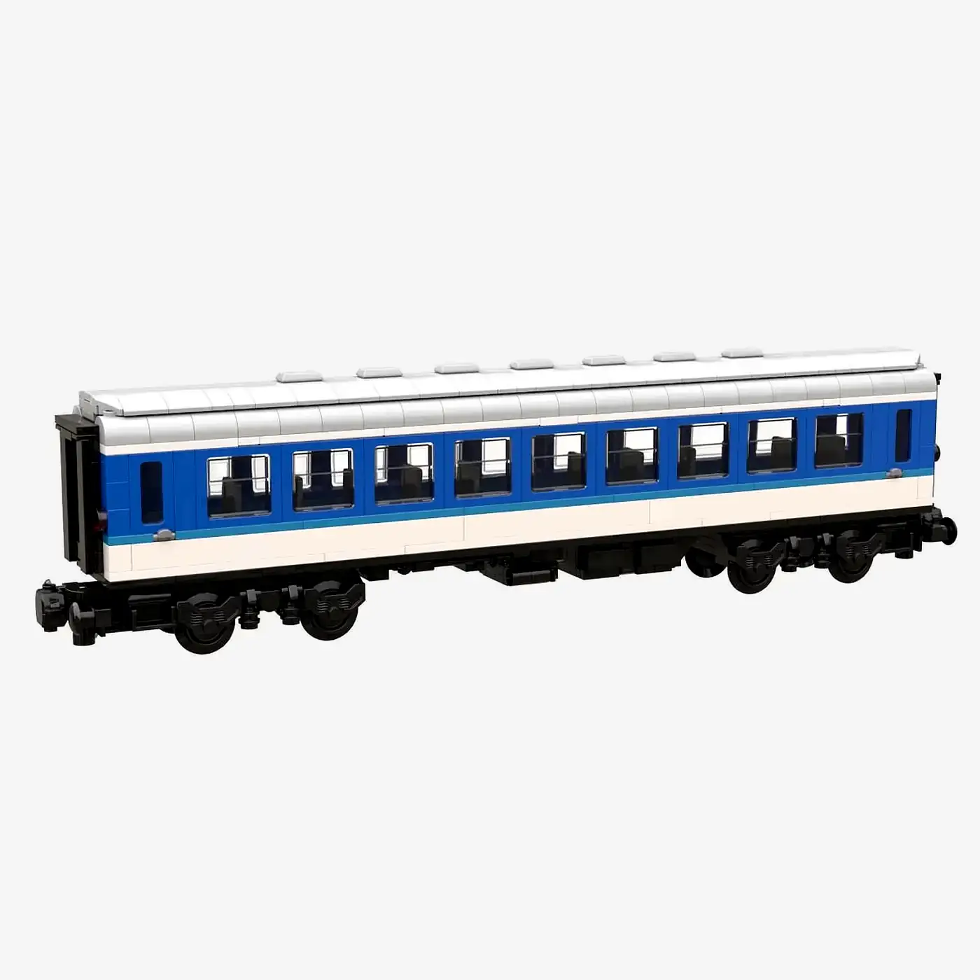Passenger Car Blue