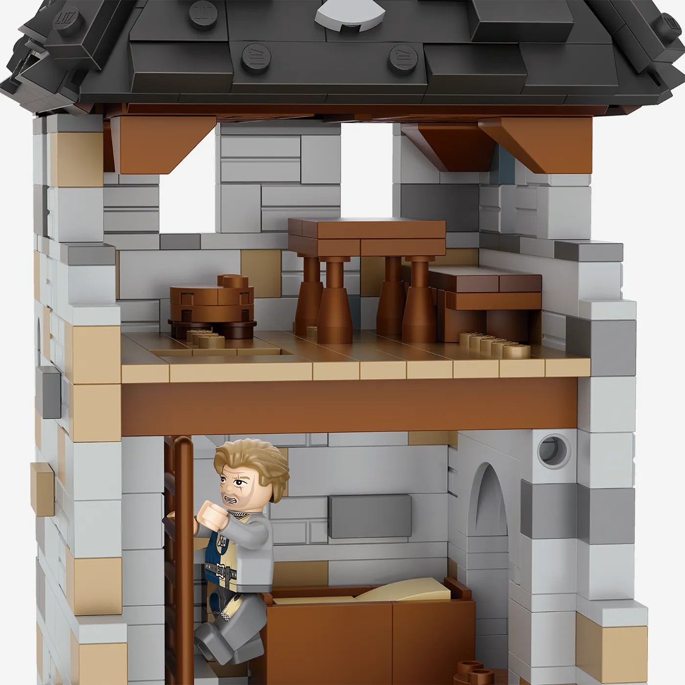 Burg Blaustein Bergfried Erweiterung (Mini Blocks)