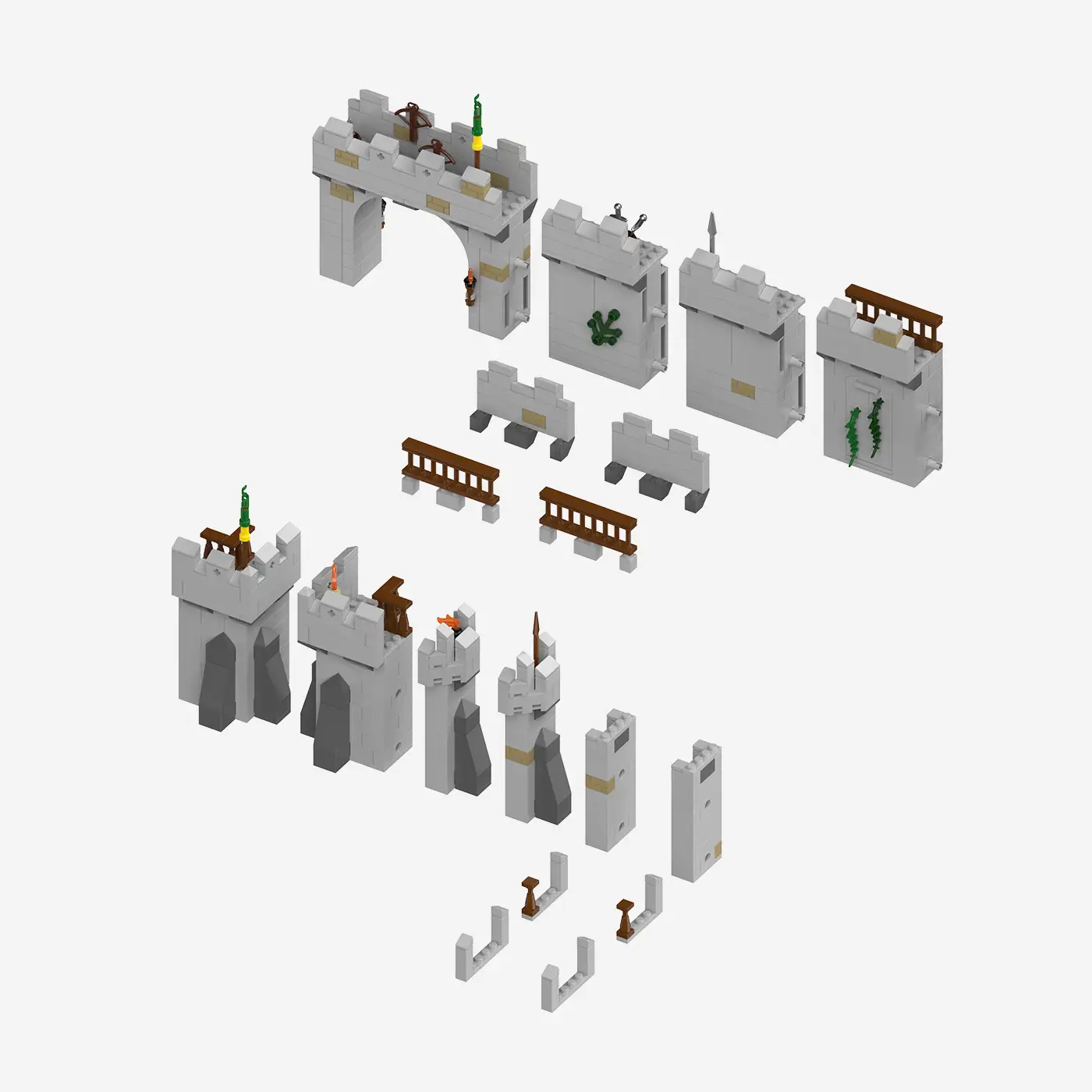 Bear Rock Castle: Wall Expansion - Special elements