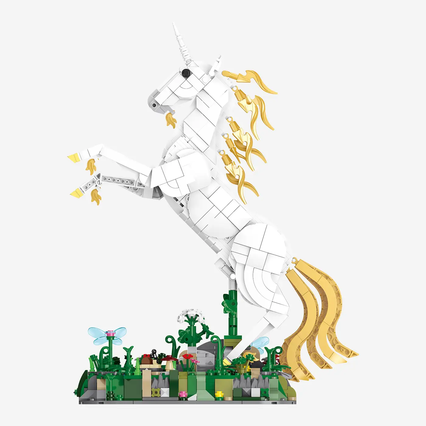 Buy Unicorn Rainbow-Love (diamond blocks) online | BlueBrixx