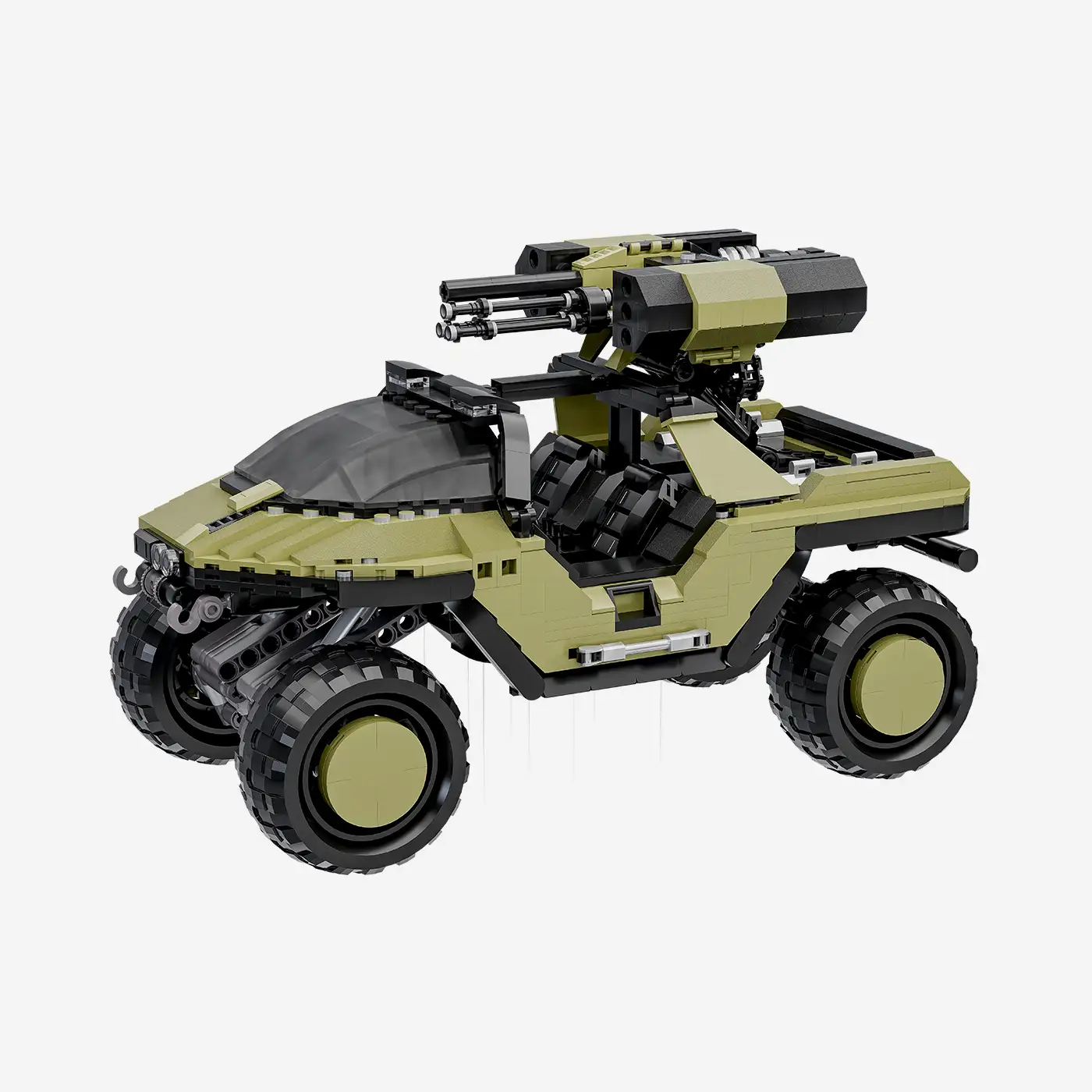 Futuristic Off-Road Combat Vehicle