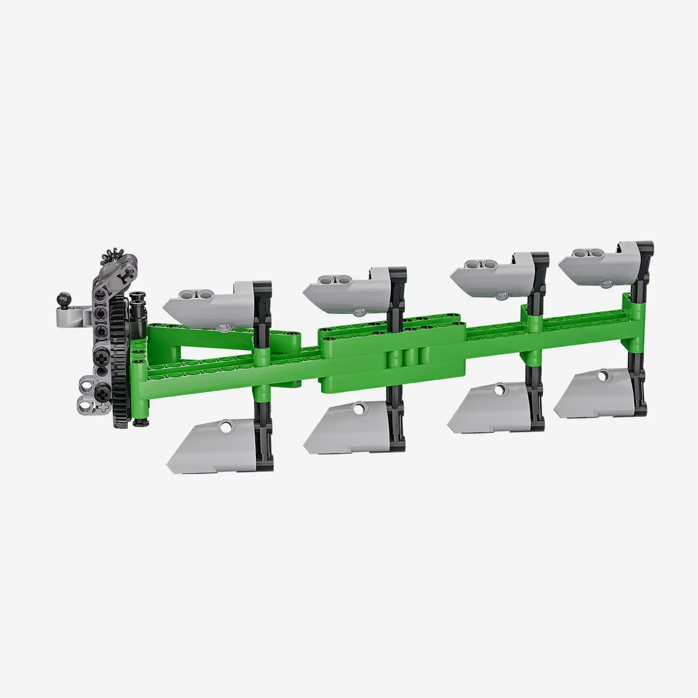 Moderner Traktor 1:18 - Pflug